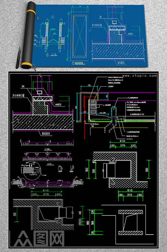 2019屋面节点CAD模板