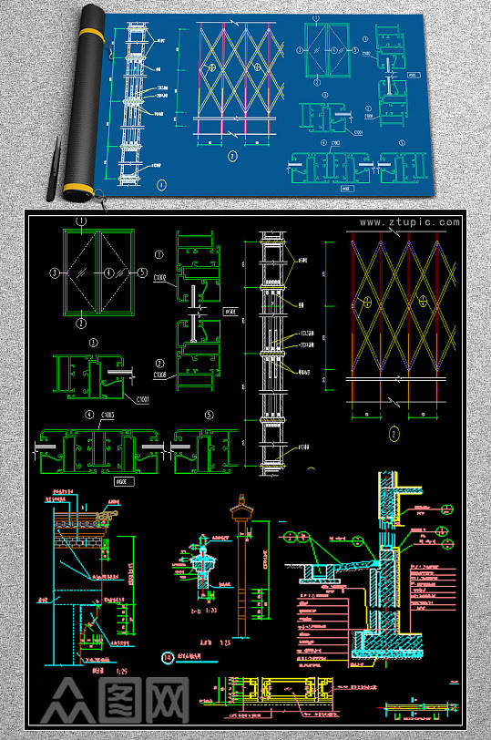 原创室内CAD设计-众图网