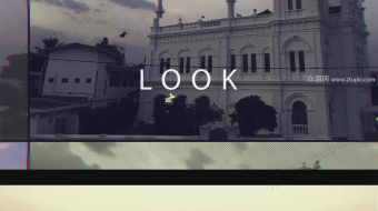 流动感快闪幻灯片视频模板-众图网