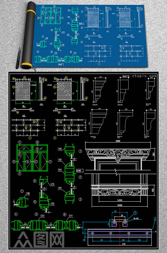 2019室内建筑CAD素材-众图网