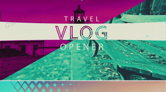 复古色快速切换旅行纪念视频-众图网