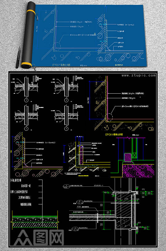 2019地面CAD素材-众图网
