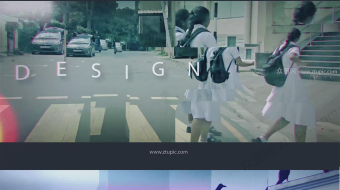 创意矩形分割画面拼贴视频模板-众图网