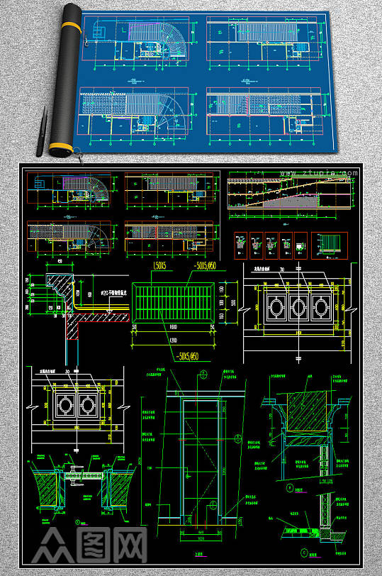 最全室内CAD图块-众图网