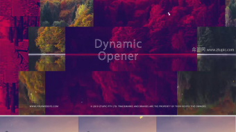 时尚切片快速转场企业旅游视频-众图网