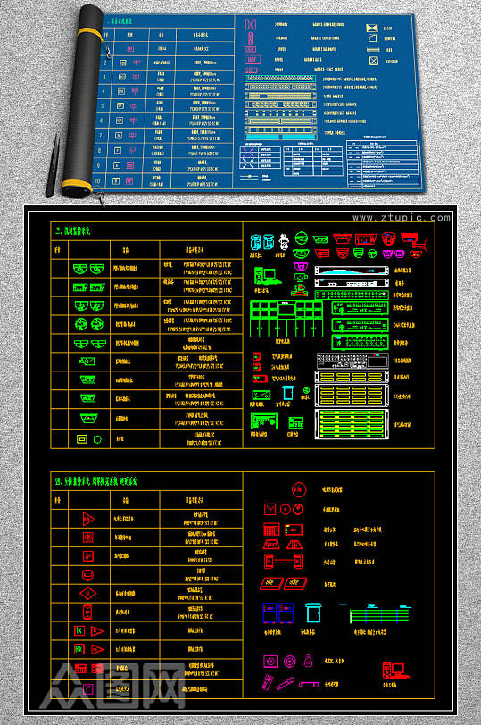 精品弱电智能化CAD图库