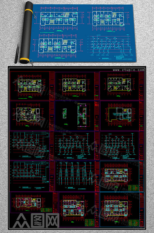 最全水路CAD图库-众图网