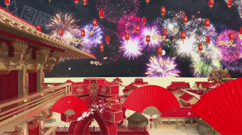 2020欢度鼠钱年新春贺岁视频模板-众图网