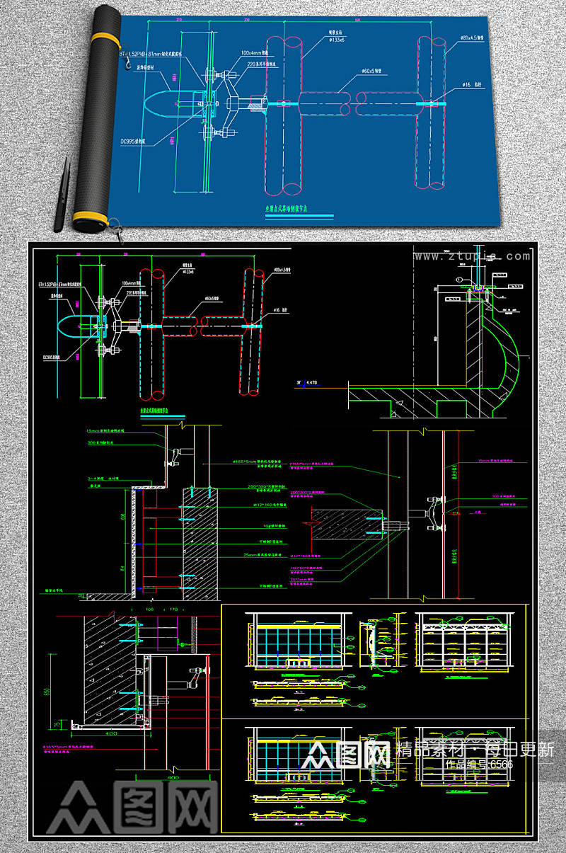 2019幕墙节点CAD素材素材