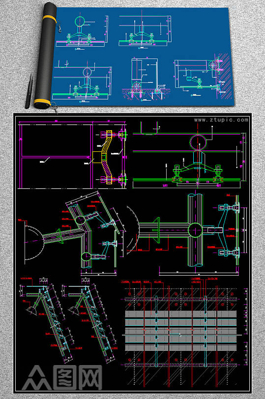 2019幕墙节点CAD图库
