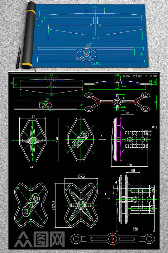 最全2019幕墙节点CAD素材-众图网
