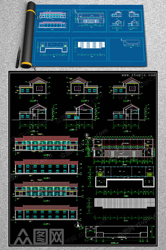 最新活动中心CAD素材-众图网