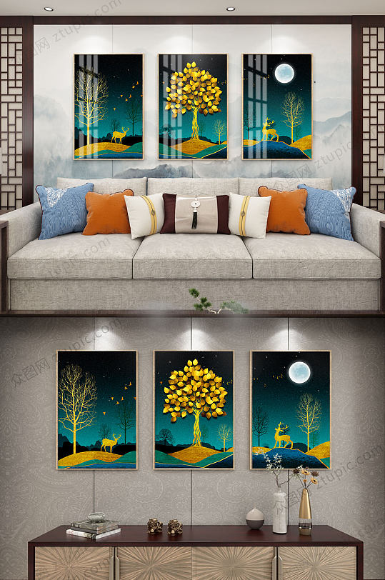 简约大气装饰画-众图网