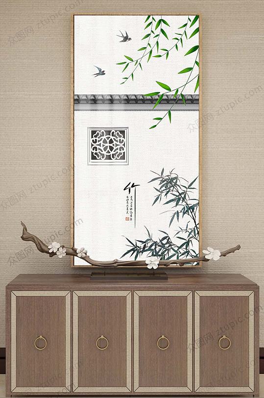 现代国风清新装饰画-众图网