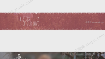 温馨浪漫婚礼纪念视频-众图网