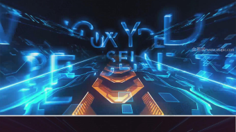 科技隧道大标题AE模版-众图网