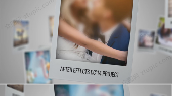 时尚浪漫婚礼纪念册视频-众图网