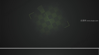 科技感雷达扫描LOGO演绎视频-众图网