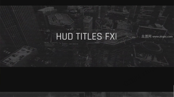 科技感输入光标AE模版-众图网