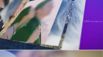 浪漫婚礼纪念册短视频设计素材模板-众图网