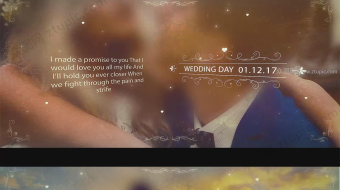 清新浪漫婚礼纪念视频-众图网