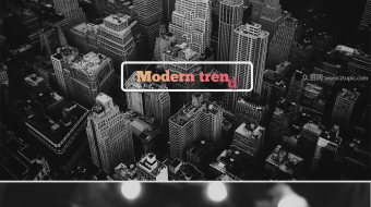 渐变色视频字幕动效AE模版-众图网