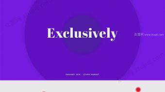 简约字体动效MG动画AE模版-众图网