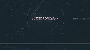 炫酷动感科技类干扰LOGO演绎视频-众图网