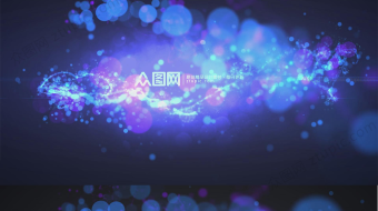 时尚动感光晕LOGO展示-众图网