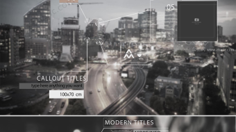 简约标注AE模版-众图网