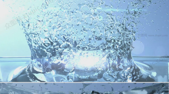 波光水滴动感LOGO展示-众图网