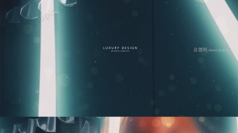 创意时尚荧光灯优雅视频AE模板-众图网