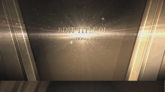 大气金色企业颁奖视频-众图网