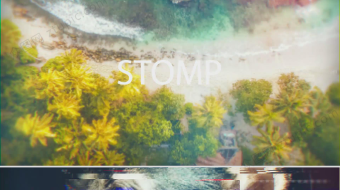 时尚快节奏闪屏企业幻灯片展示-众图网