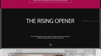 多重叠加透视企业介绍AE模板-众图网