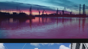 画面分割扰动企业展示视频-众图网