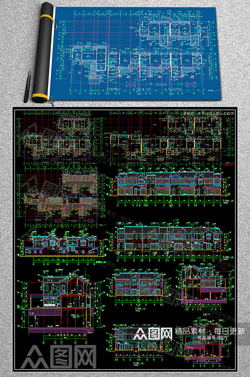 楼建筑CAD施工图素材