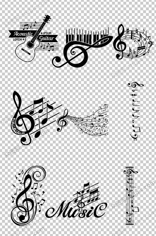 黑白音符图片 黑白音符素材下载 众图网 黑白音符图片 黑白音符素材下载 众图网