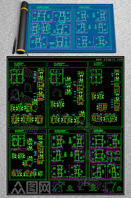 2019平开CAD图集-众图网
