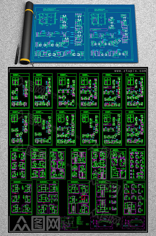 最全窗类CAD图纸