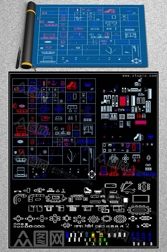最新建筑CAD模板-众图网
