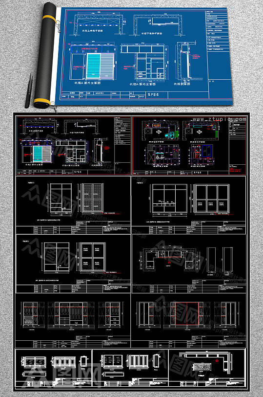 最新柜面CAD素材-众图网