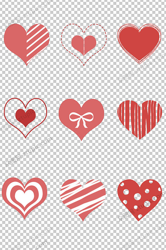 png透明爱心图片-png透明爱心素材下载-众图网