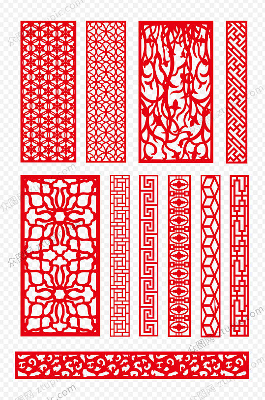 中式窗花图案