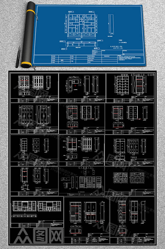 最全柜子CAD合集-众图网
