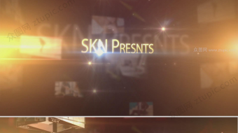 大气企业颁奖婚礼晚会片头视频-众图网