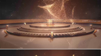 企业年会晚会小金人颁奖-众图网