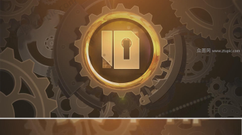 金色年会倒计时员工总结大会视频-众图网