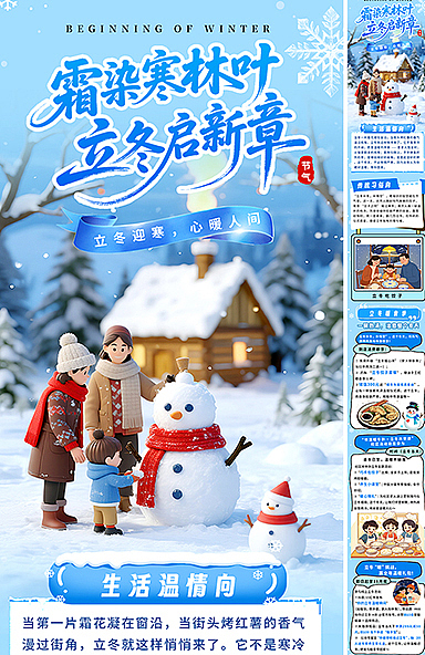 立冬活动长图