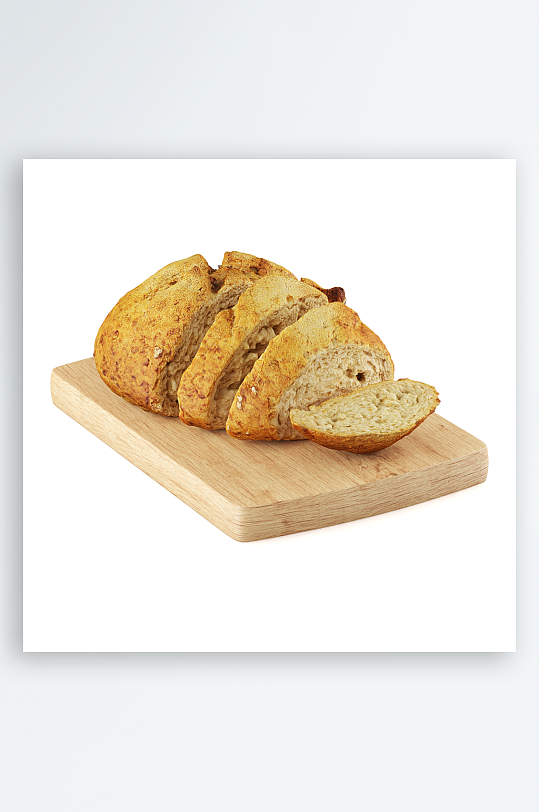 食品水果蔬菜蛋糕面包3D模型-众图网